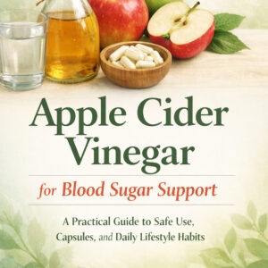 Apple Cider Vinegar for Blood Sugar Support (Jamaica Hardcopy)