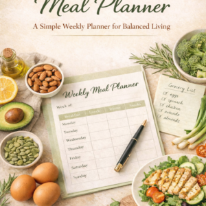 The Blood Sugar Balance Meal Planner